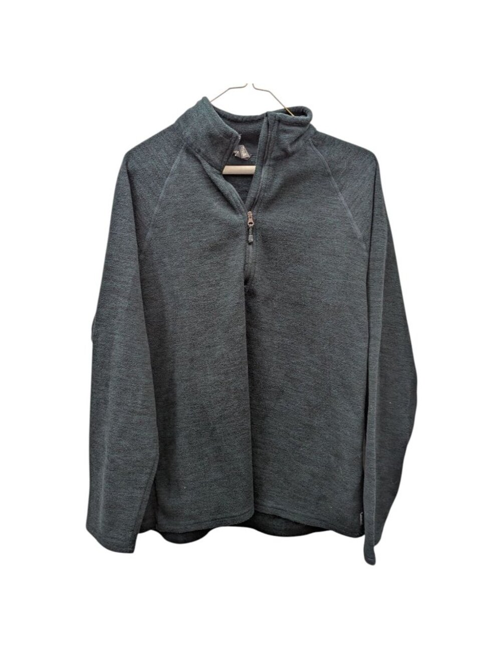 Eddie Bauer Fleece Half Zip Pullover Sweatshirt Dark Green Size Xlarge XL